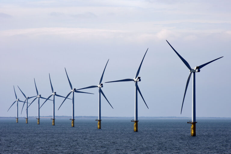 Windmills in the North Sea
